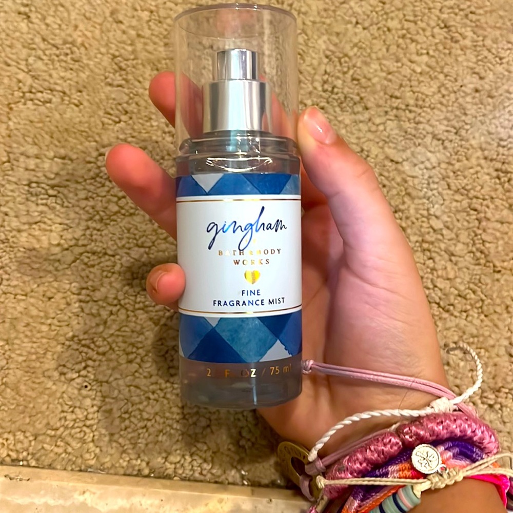 Gingham bath and body works perfume